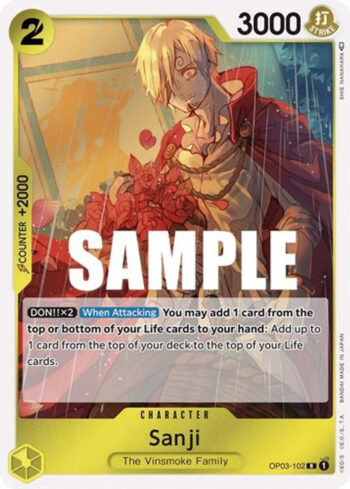 Sanji OP03-102 - Pillars of Strength - Rare
