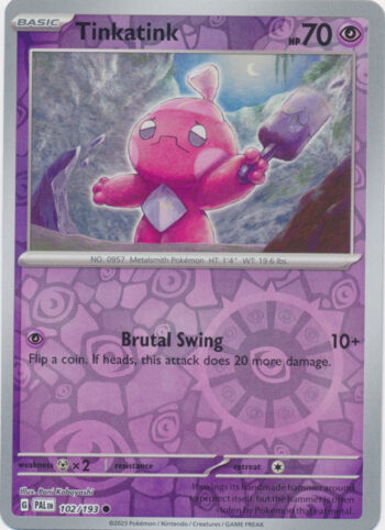 Tinkatink 102/193 - Paldea Evolved - Reverse Holo Common