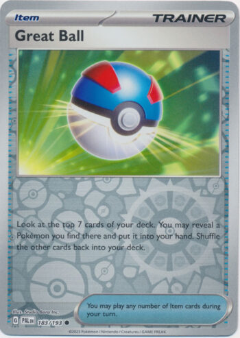 Great Ball 183/193 - Paldea Evolved - Reverse Holo Common