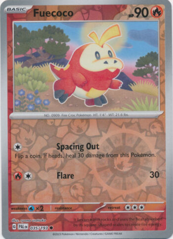Fuecoco 35/193 - Paldea Evolved - Reverse Holo Common