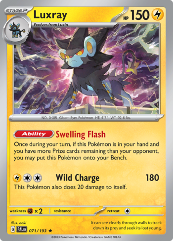 Luxray 71/193 - Paldea Evolved - Holo Rare