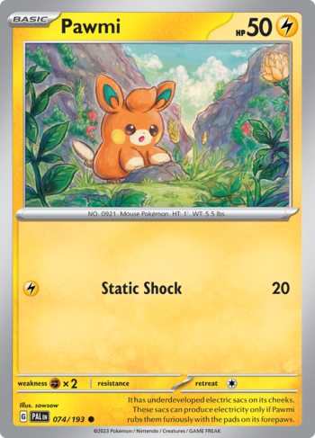 Pawmi 74/193 - Paldea Evolved - Common