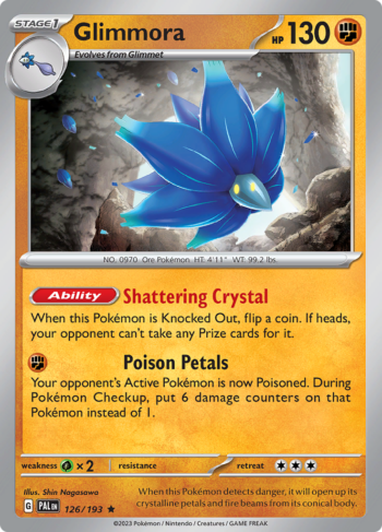 Glimmora 126/193 - Paldea Evolved - Holo Rare