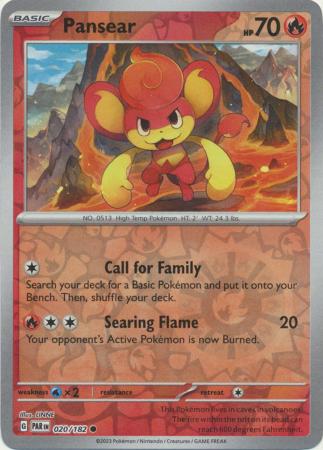 Pansear 20/182 - Paradox Rift - Reverse Holo Common