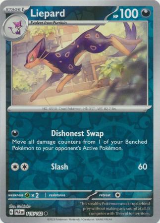 Liepard 115/182 - Paradox Rift - Reverse Holo Common