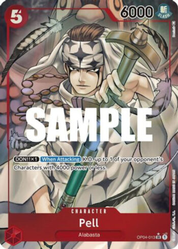 Pell OP04-013 - Kingdoms of Intrigue - Alternate Art Super Rare