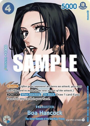 Boa Hancock OP01-078 - Kingdoms of Intrigue - SP Alternate Art Super Rare