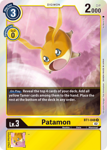 Patamon BT1-048 (Resurgence Booster Reprint) - Resurgence Booster - Rare