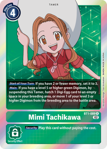 Mimi Tachikawa BT1-089 (Resurgence Booster Reprint) - Resurgence Booster - Rare
