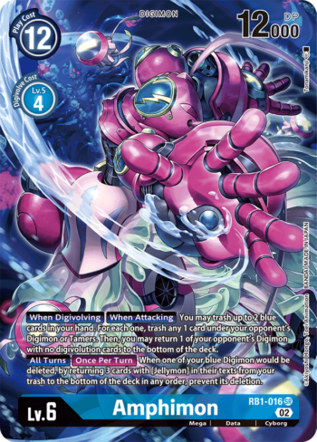 Amphimon RB1-016 - Resurgence Booster - Alternate Art Super Rare