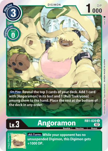 Angoramon RB1-020 - Resurgence Booster - Uncommon