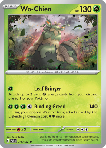 Wo-Chien 18/182 - Paradox Rift - Holo Rare
