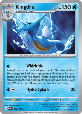 Kingdra 32/182 - Paradox Rift - Holo Rare