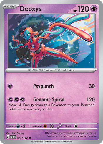 Deoxys 74/182 - Paradox Rift - Holo Rare