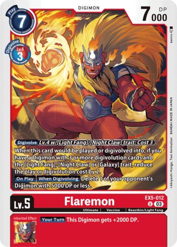 Flaremon EX05-012 - Animal Colosseum - Uncommon