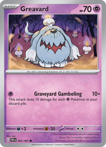 Greavard 42/91 - Paldean Fates - Common