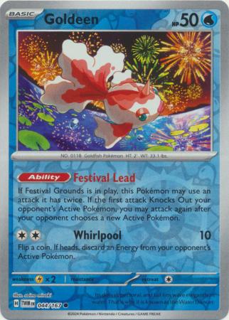 Goldeen 44/167 - Twilight Masquerade - Reverse Holo Common