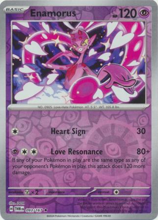 Enamorus 93/167 - Twilight Masquerade - Reverse Holo Rare