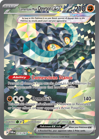 Cornerstone Mask Ogerpon ex 215/167 - Twilight Masquerade - Special Illustration Rare