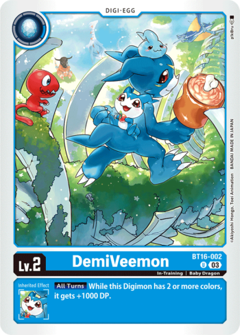 DemiVeemon BT16-002 - Beginning Observer - Uncommon