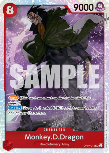 Monkey.D.Dragon OP07-015 - 500 Years in the Future - Super Rare