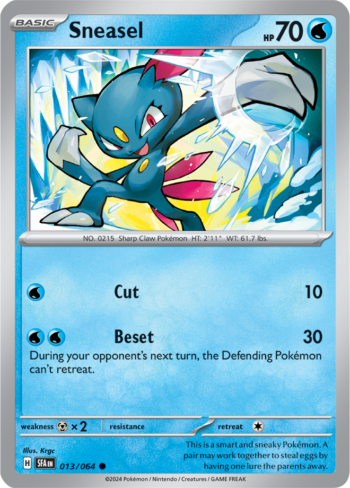 Sneasel 13/64 - Shrouded Fable - Common