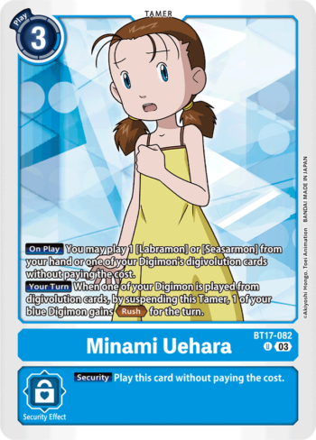Minami Uehara BT17-082 - Secret Crisis - Uncommon