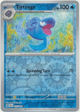 Tirtouga 37/142 - Stellar Crown - Reverse Holo Common