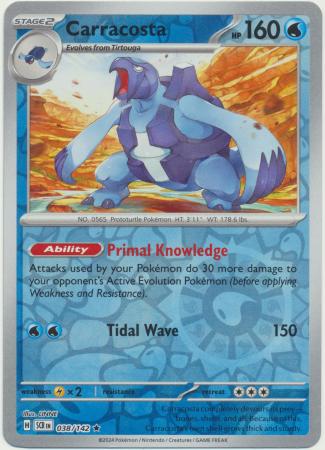 Carracosta 38/142 - Stellar Crown - Reverse Holo Rare
