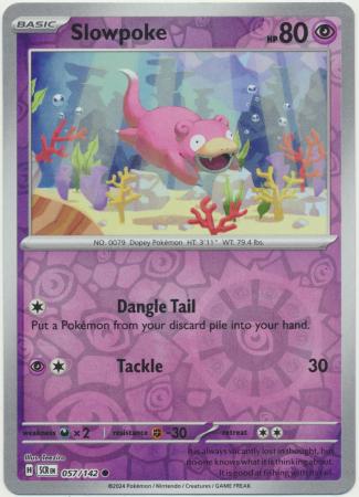 Slowpoke 57/142 - Stellar Crown - Reverse Holo Common