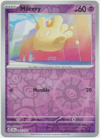 Milcery 64/142 - Stellar Crown - Reverse Holo Common
