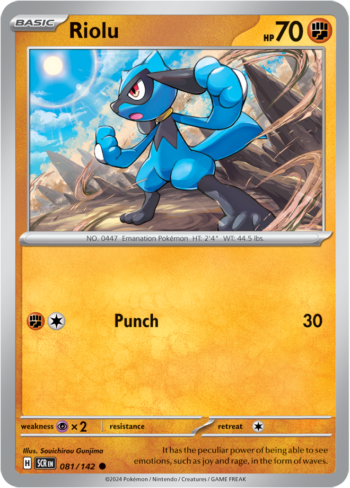 Riolu 81/142 - Stellar Crown - Common