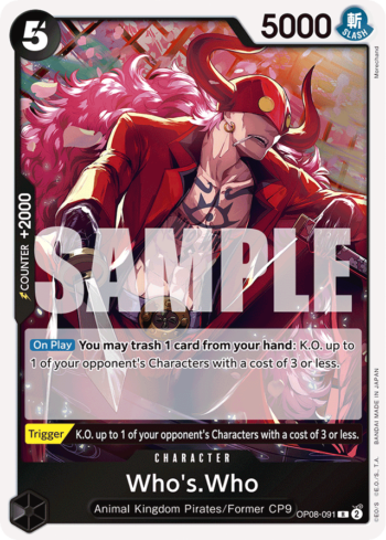 Who's.Who OP08-091 - Two Legends - Rare
