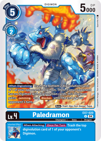 Paledramon EX7-020 - Digimon Liberator - Uncommon