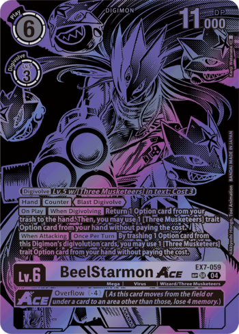 BeelStarmon ACE EX7-059 - Digimon Liberator - SP Alternate Art Super Rare