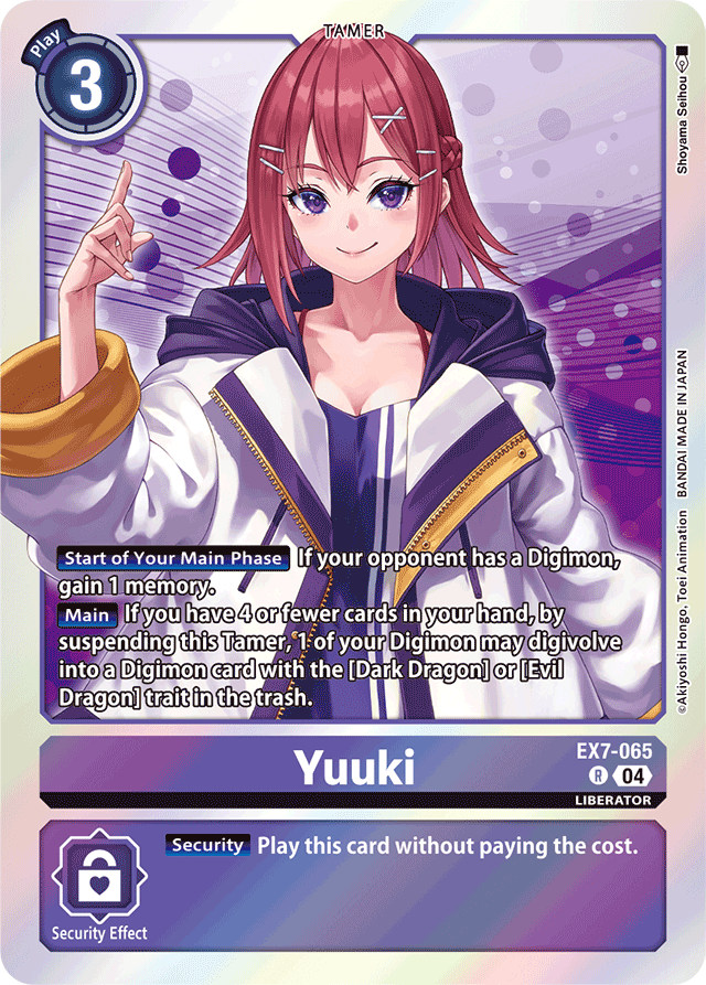 Yuuki EX7-065 - Digimon Liberator - Rare - Shady Bloom