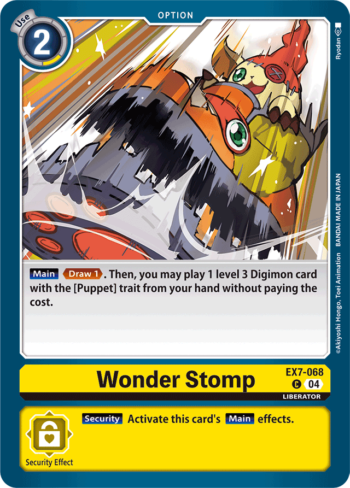 Wonder Stomp EX7-068 - Digimon Liberator - Common