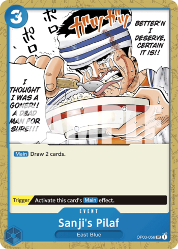Sanji's Pilaf OP03-056 - One Piece Card The Best - Uncommon