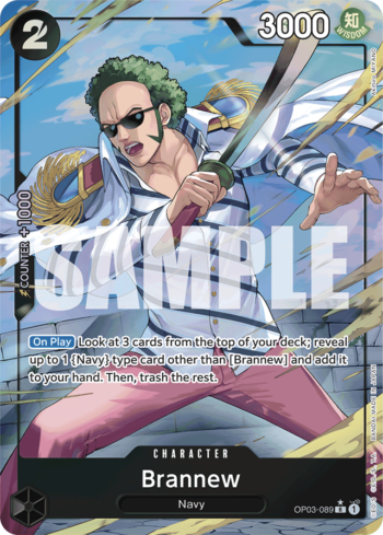 Brannew OP03-089 - One Piece Card The Best - Alternate Art Rare