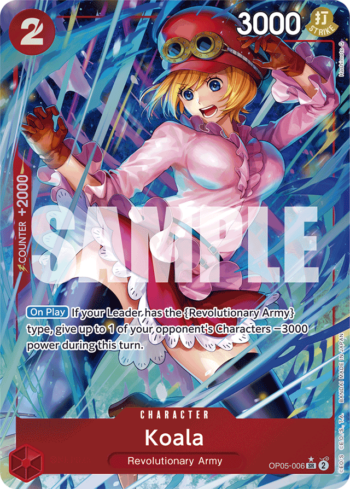 Koala OP05-006 - One Piece Card The Best - Alternate Art Super Rare