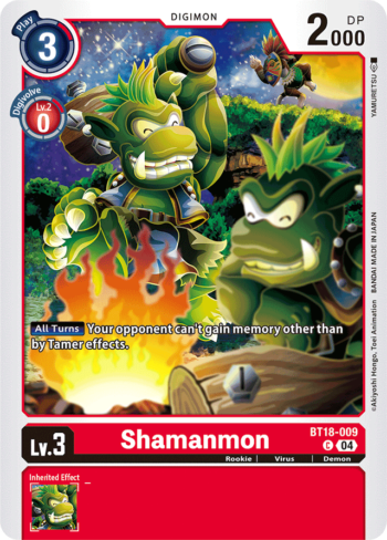 Shamanmon BT18-009 - Special Booster Ver.2.0 - Common