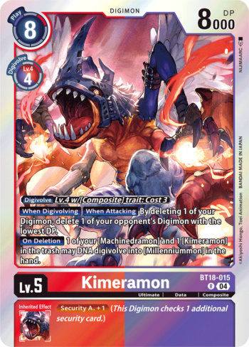 Kimeramon BT18-015 - Special Booster Ver.2.0 - Rare