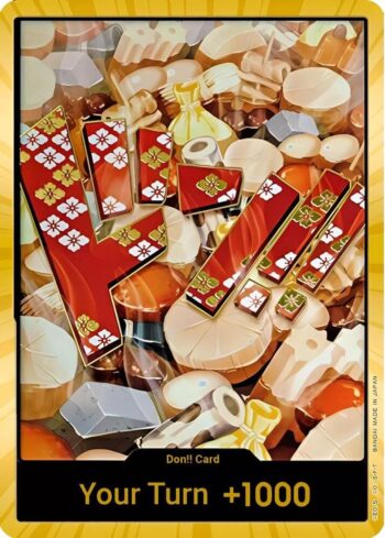DON!! Card (Oden) - One Piece Card The Best - Gold Textured Foil DON!!