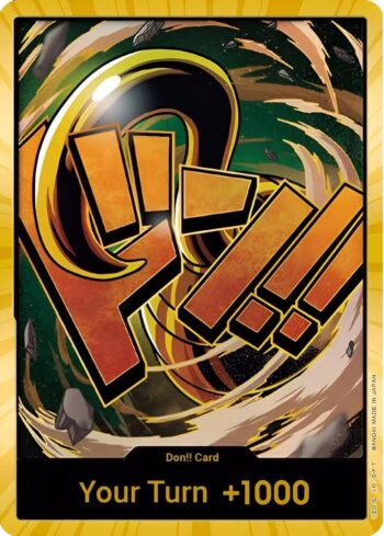 DON!! Card (Crocodile) - One Piece Card The Best - Gold Textured Foil DON!!