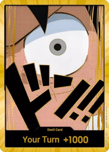 DON!! Card (Luffy) - One Piece Card The Best - Gold Textured Foil DON!!