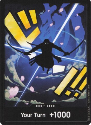 DON!! Card (Zoro) - One Piece Card The Best - Textured Foil DON!!