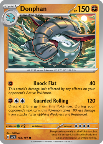 Donphan 103/191 - Surging Sparks - Common