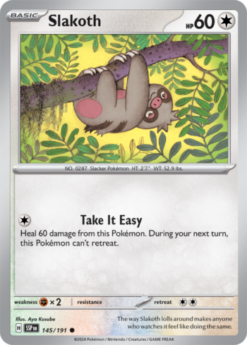 Slakoth 145/191 - Surging Sparks - Common