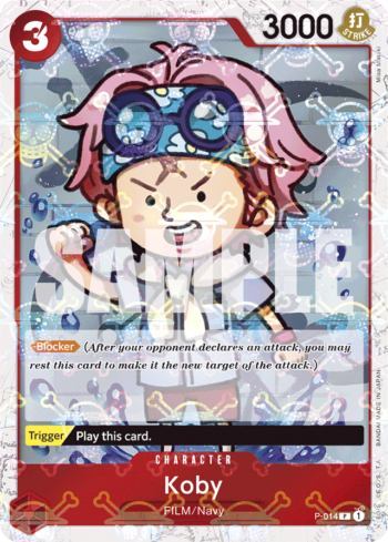 Koby P-014 - One Piece Card The Best - Pirate Flag Foil Promo