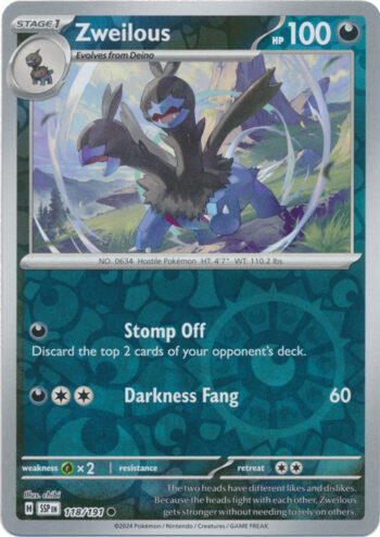 Zweilous 118/191 - Surging Sparks - Reverse Holo Common